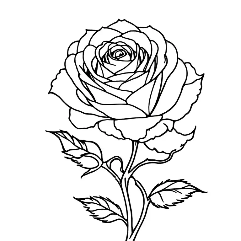 Rose Tattoo Design