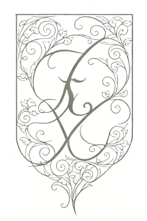 Initials S And A