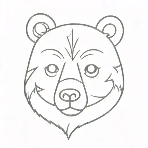 Children's Carnival Bear Face Mask