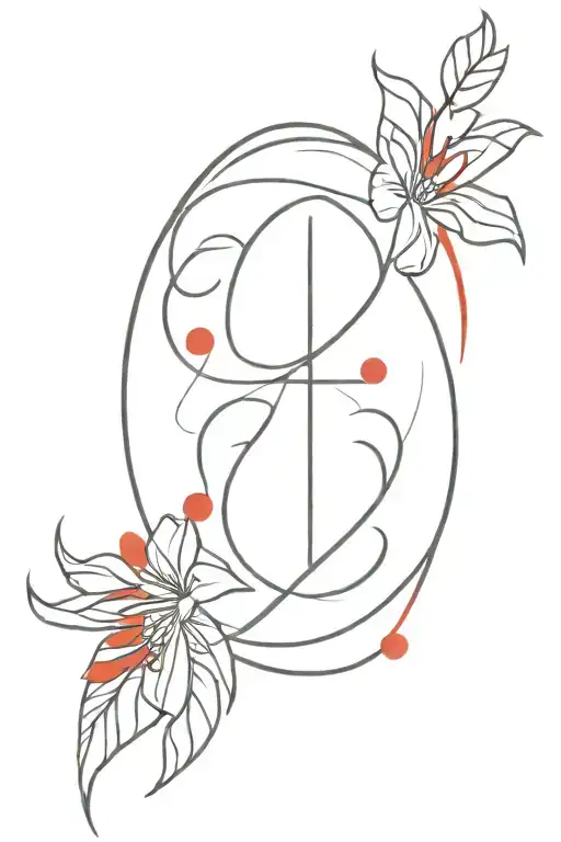 Loyalty Tattoo With The L's Red