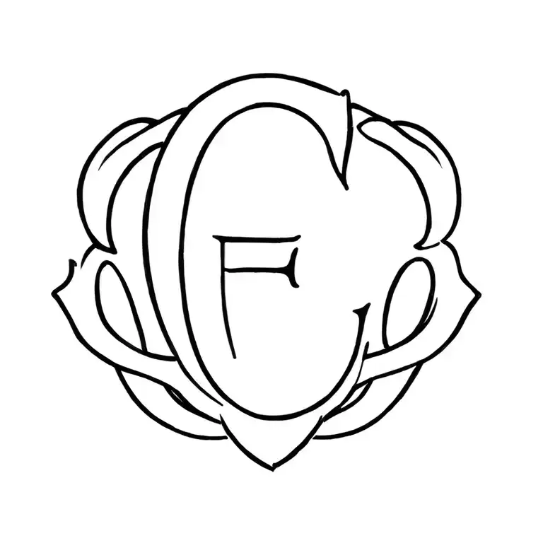 Claddagh Sign And Letter E Incorporated