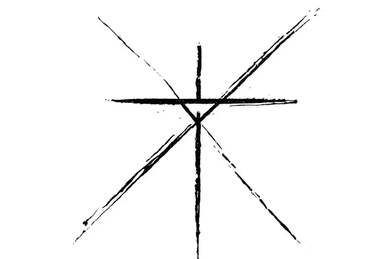 Cross With Firm Foundation Written