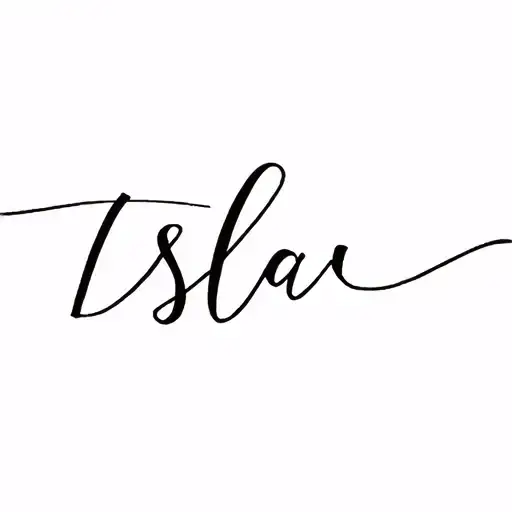 Simple Cursive Isla