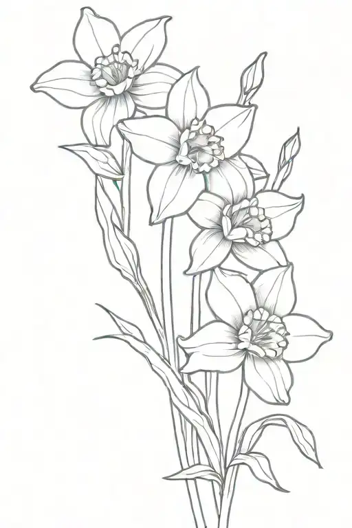 Daffodil And Narcissus Flower