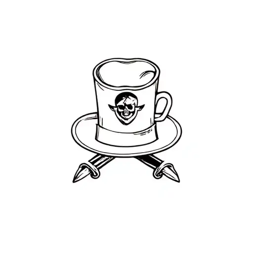 Coffee And Law Sword Hat Jolly Rodger