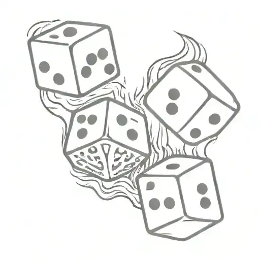 Dice And Flames