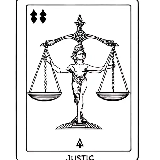 Balance Justice Tarot Card