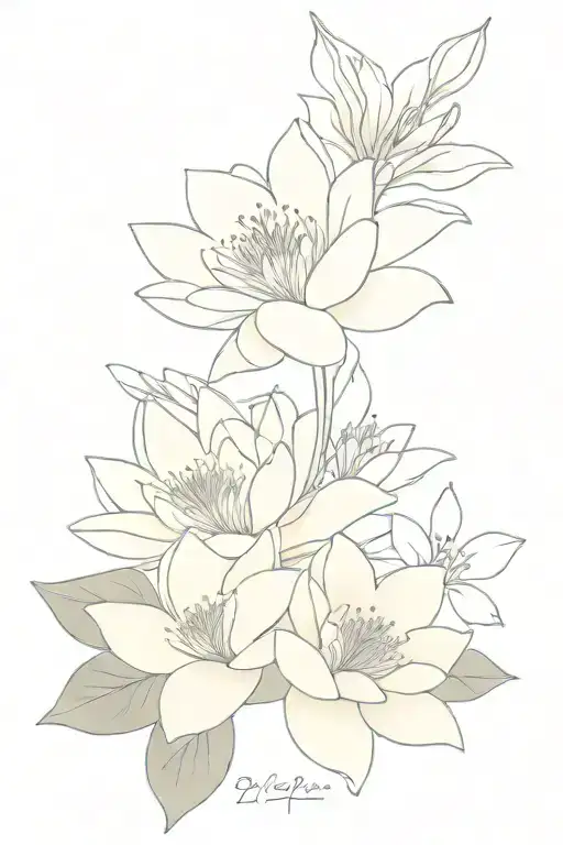 Waterlily With Peony And Larkspur Flower Bouquet