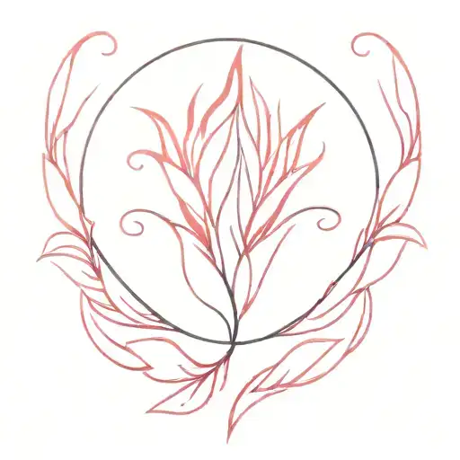 Pink And Flame