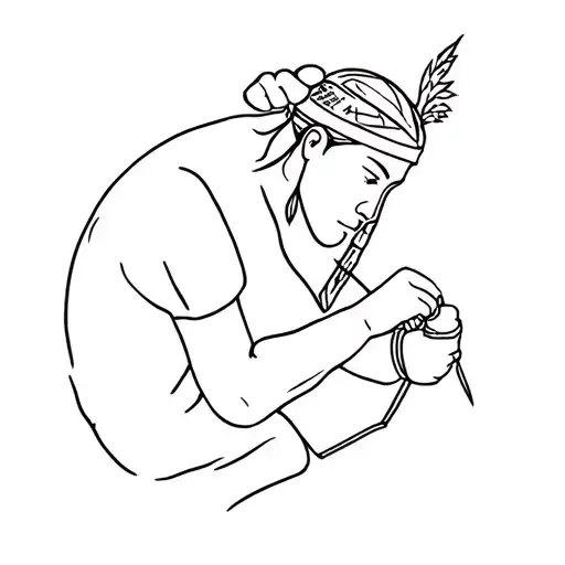 Native American Plumber Fixing