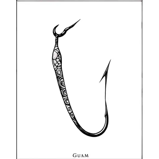 Guam Hook With Laddy Stone