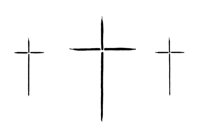 3 Crosses Horizontally