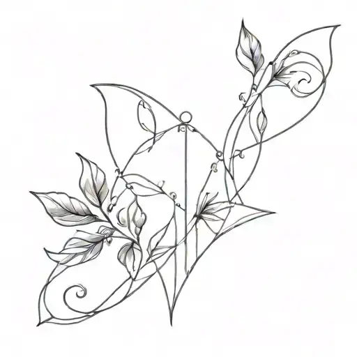 Sternum Tattoo Design