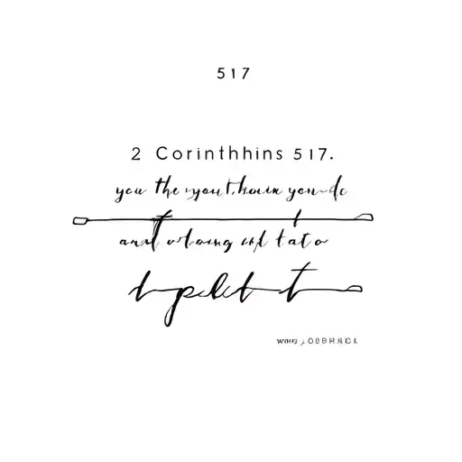 2 Corinthians 5 17