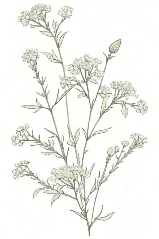 Lavender Honeysuckle Queen Anne's Lace