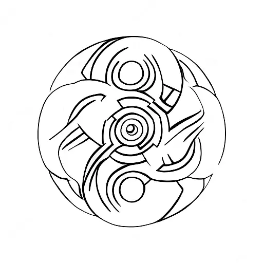 Civil Worker Balancing A Yin Yang Symbol