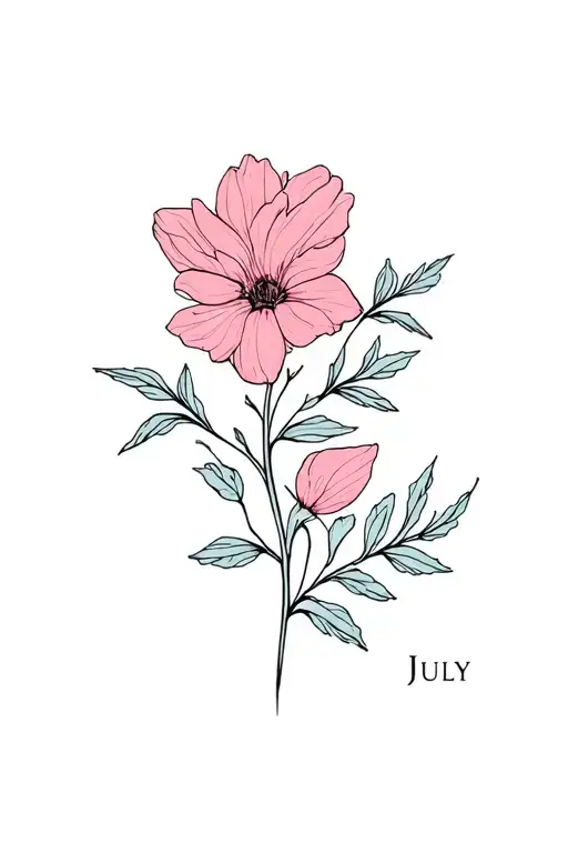 February And July Birth Flowers