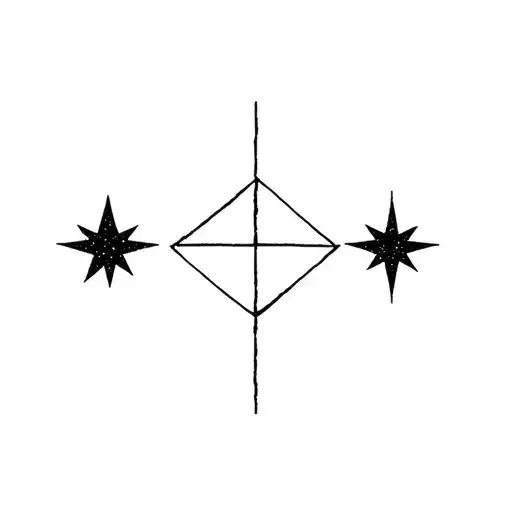 Three Fineline Stars Forming