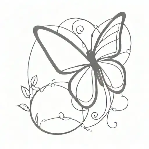 Butterfly Flying