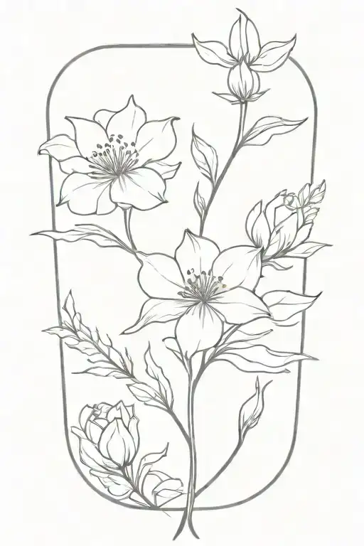 August March May Birth Flower Bouquet