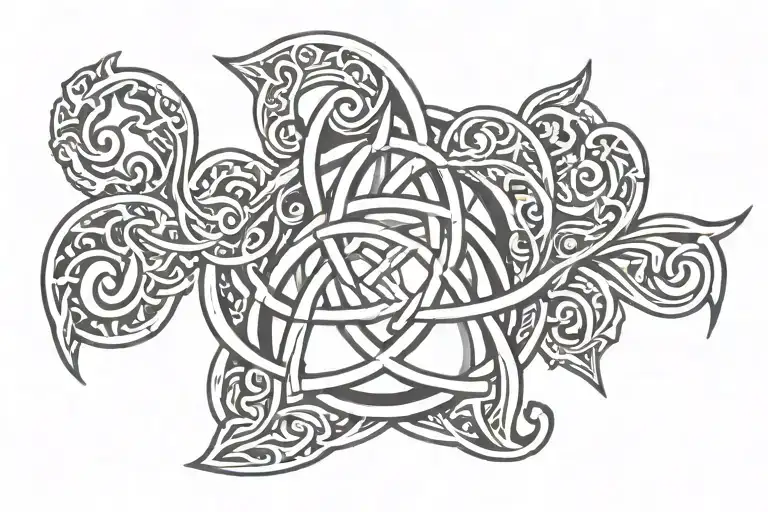 Simple Reversed Triquetra