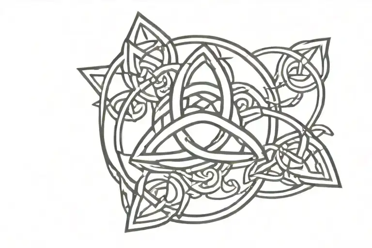 Basic Reversed Triquetra