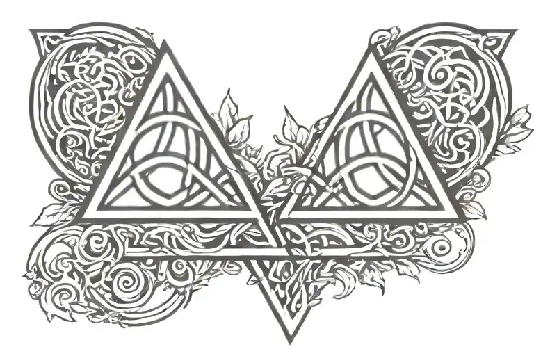 Basic Upside Down Triquetra