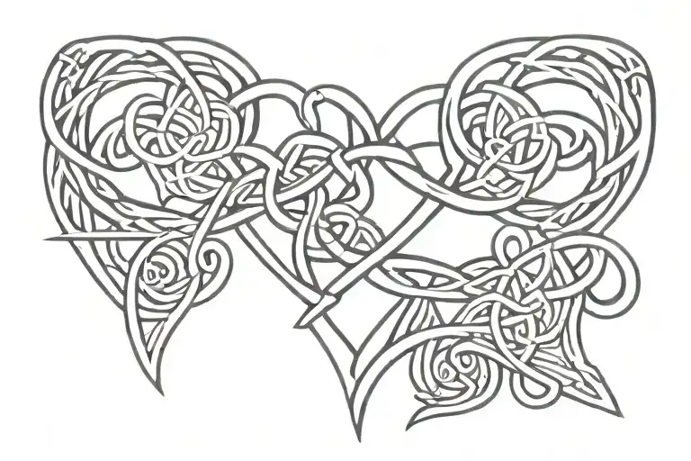 Celtic Knotted Heart