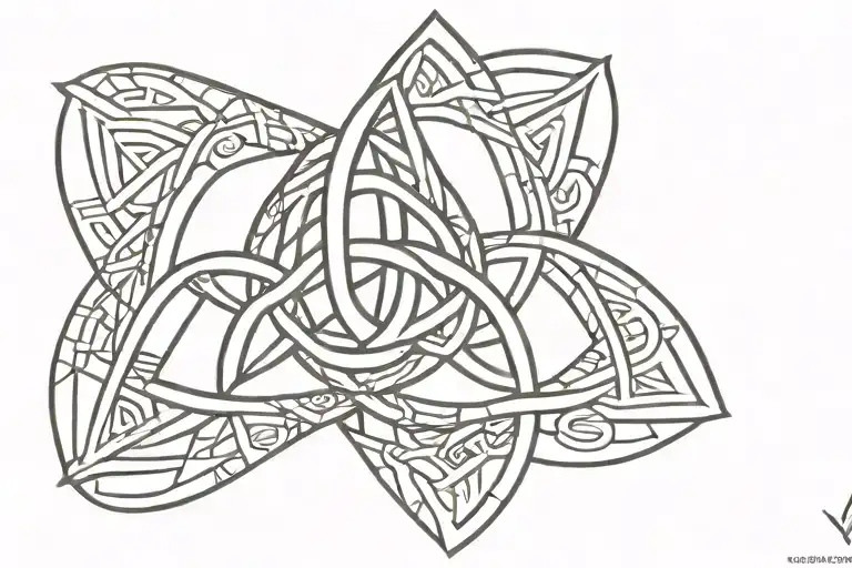 Upside Down Triquetra