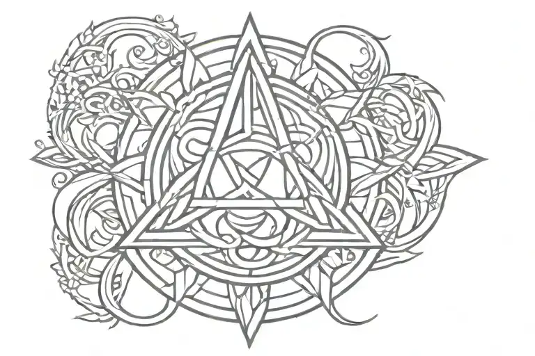 Upside Down Triquetra