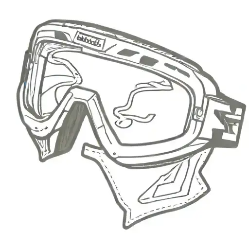 Motocross Goggles With Strap