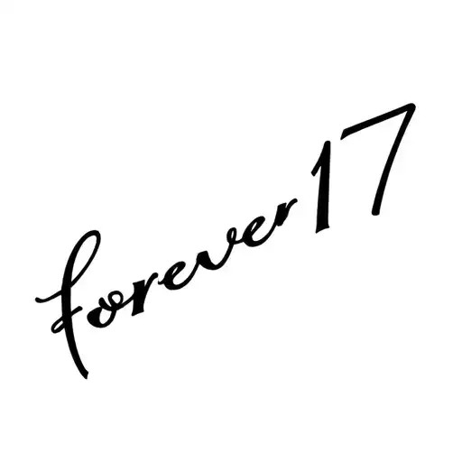 Forever 17 Cursive Writing