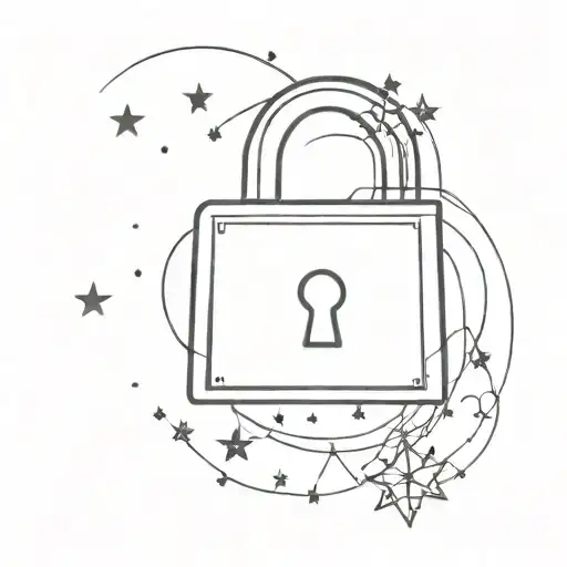 Lock With Stars