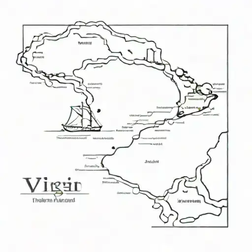 Us Virgin Island Map