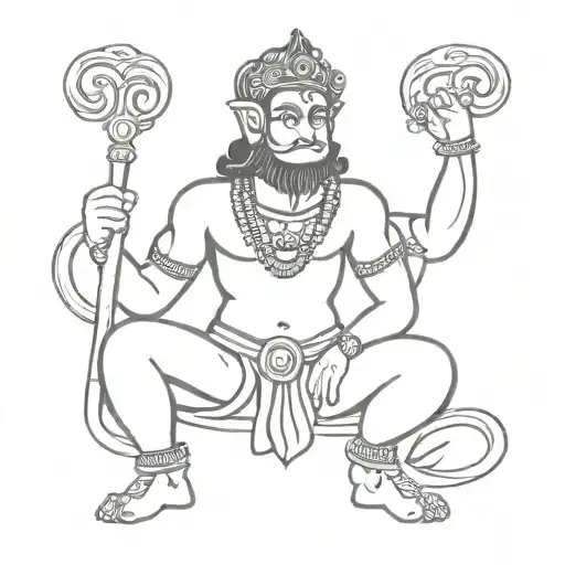 Hanuman Ji With Ram