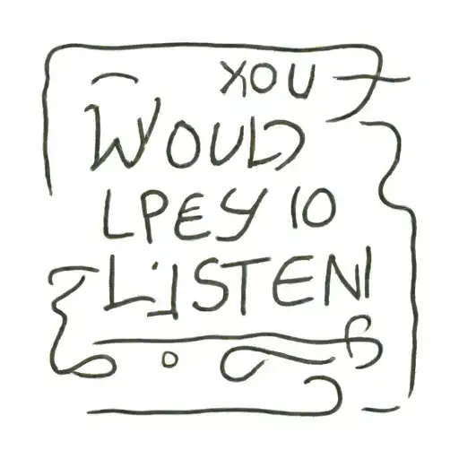 Burnt Newspaper With Headline 'Would You Please Listen'