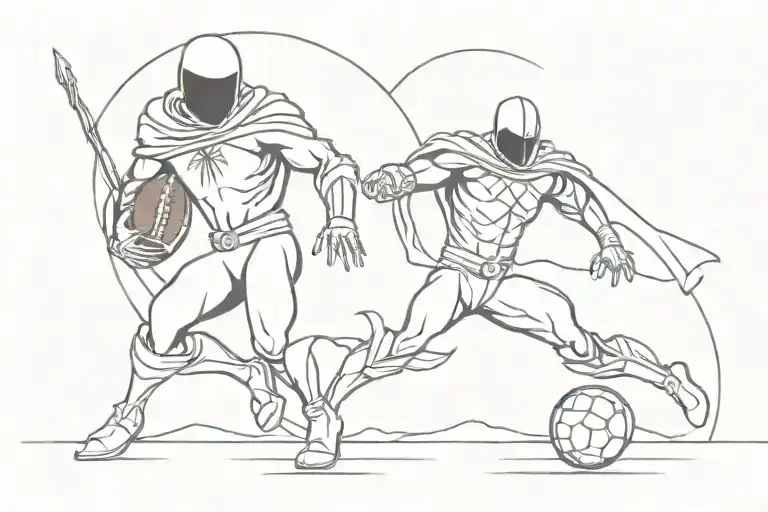 Moon Knight Football House Road