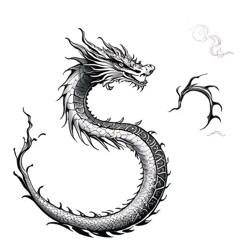 Dragon And Water