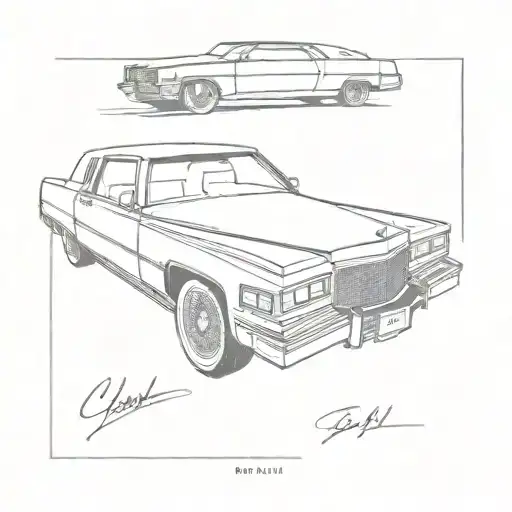 A 1982 Cadillac Coupe Deville
