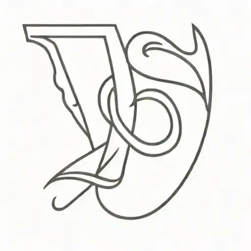 Vikings Letter L O V E