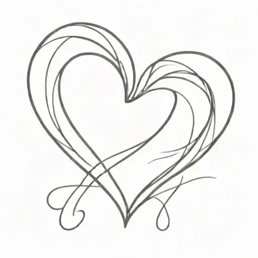 Heart With S Inside Representing