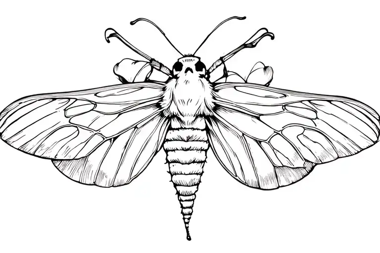 Stargazer Lilys With Death Moth