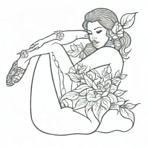 Faumuina Tatted On Thigh