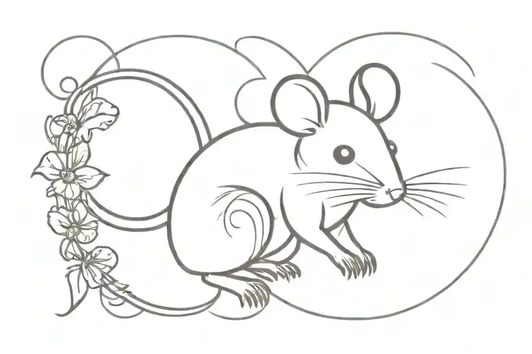 Mouse With A Heart In Its Tail