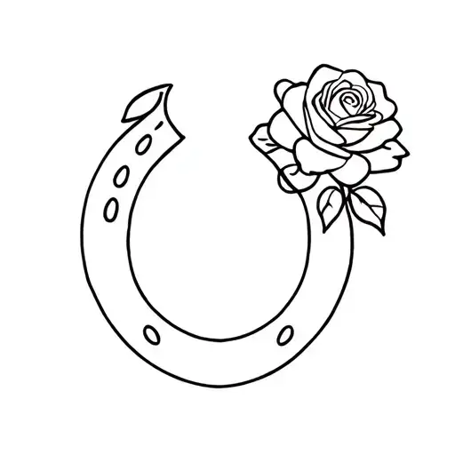 Horse Shoe Roses Very Simple