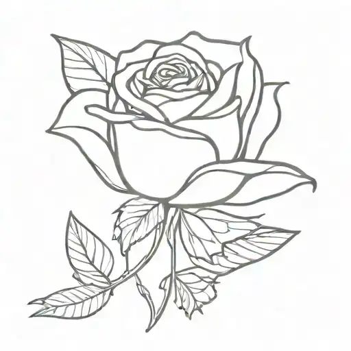 Butterfly Rose Wrapped