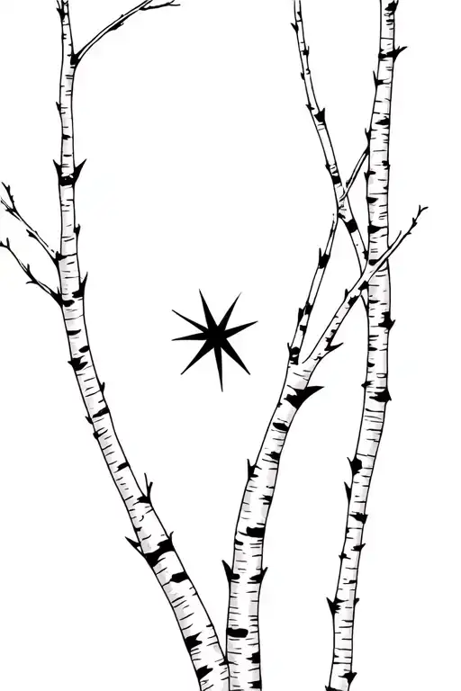Birch And Star