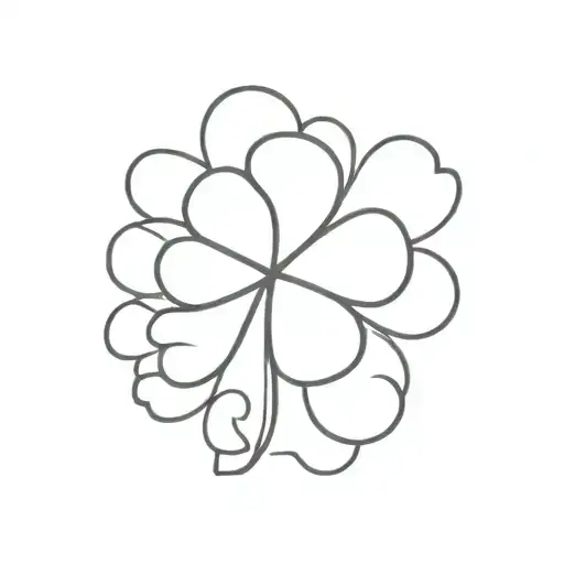 Lucky Enough With 4 Leaf Clover