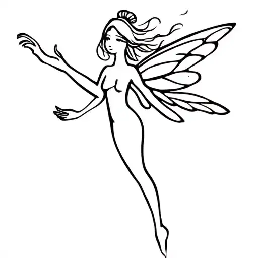 Small Fairy Flying