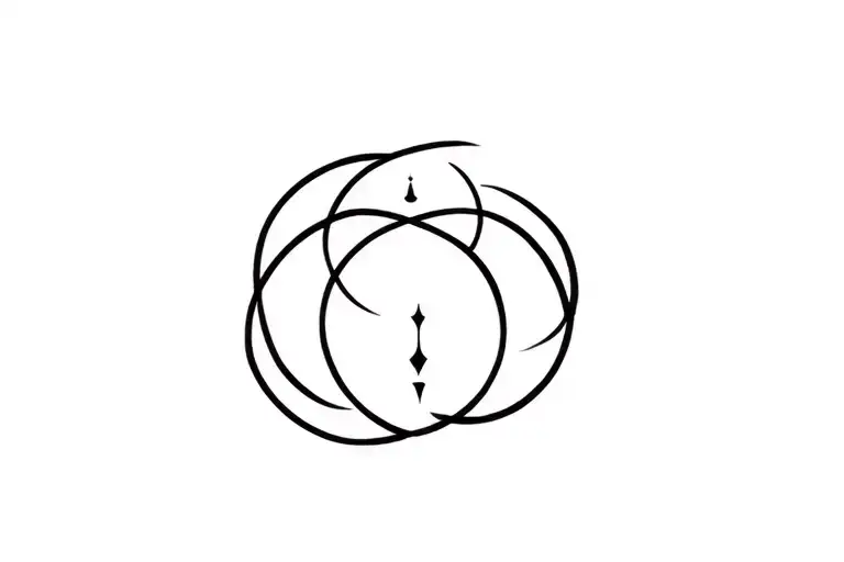 Aquarius Cancer Libra Combination Circle Design